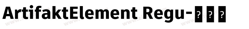ArtifaktElement Regu字体转换 ArtifaktElement Regu字体转换